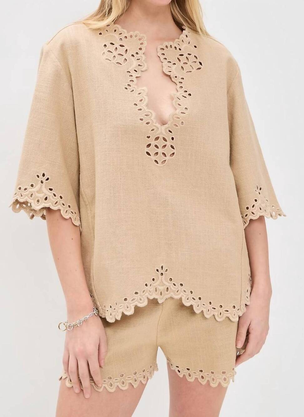NEW ISABEL MARANT shana top in sahara